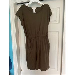 H&M Basic Army Green Dress